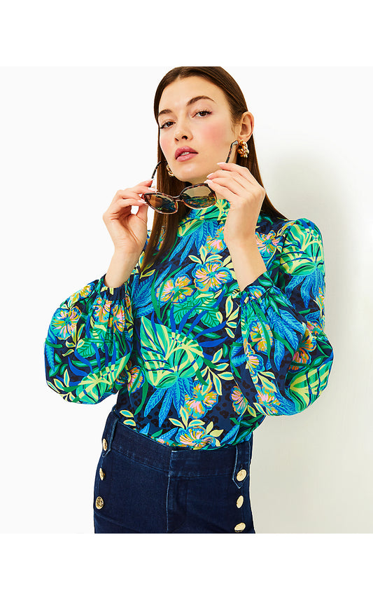 WITAKER SILK TOP - MULTI - THE HOTTEST SPOT