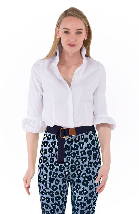 PRISE BROOKS BLOUSE-WASH/WEAR WHITE