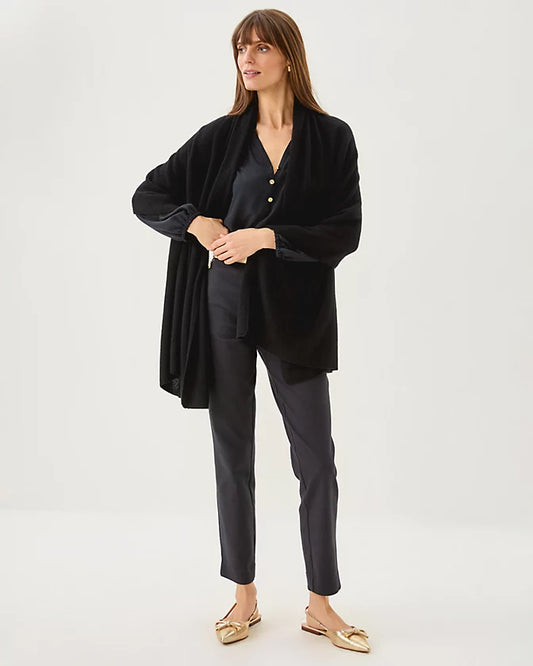 LANELLE CASHMERE WRAP - BLACK
