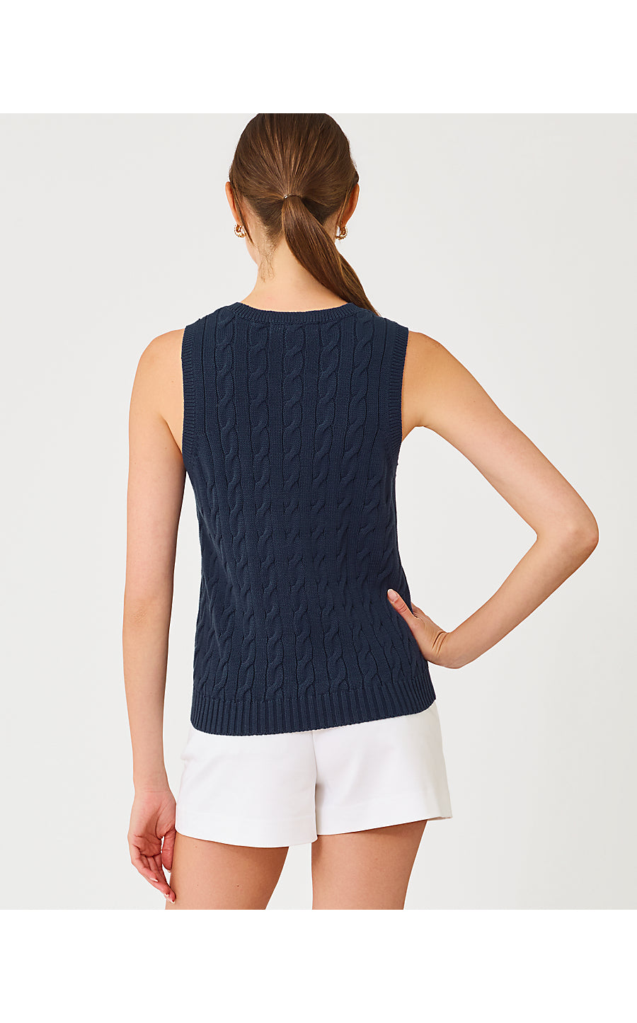 BROCKTON CREW NECK SWEATE - LOW TIDE NAVY