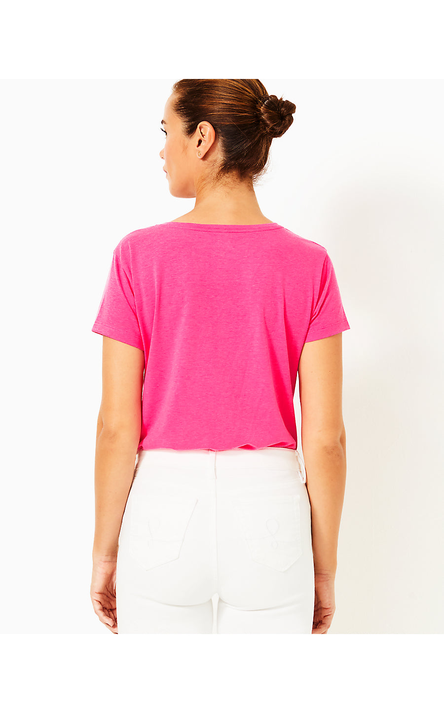 MEREDITH TEE - PASSION FRUIT PINK