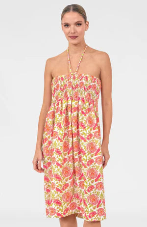 Haight Ashbury Skirt - Smell The Roses - Pink/Lime