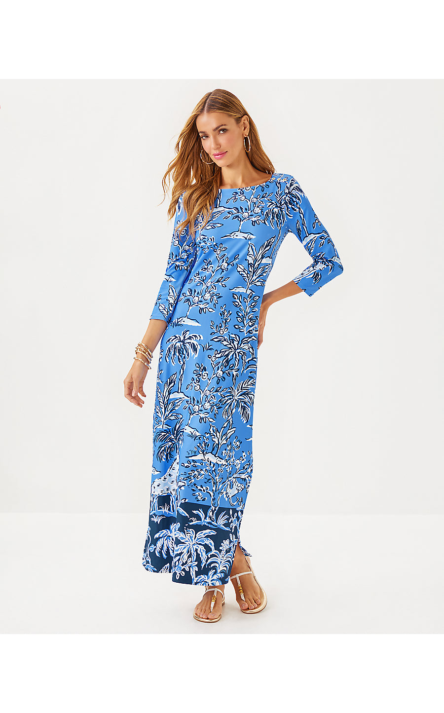 chillylilly seralina maxi dress SERALINA UPF 50+ MAXI, MULTI WILD SIDE ENGINEERED CHILLYLILLY