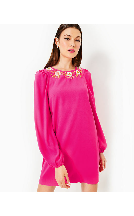 RAINER DRESS - PASSION FRUIT PINK