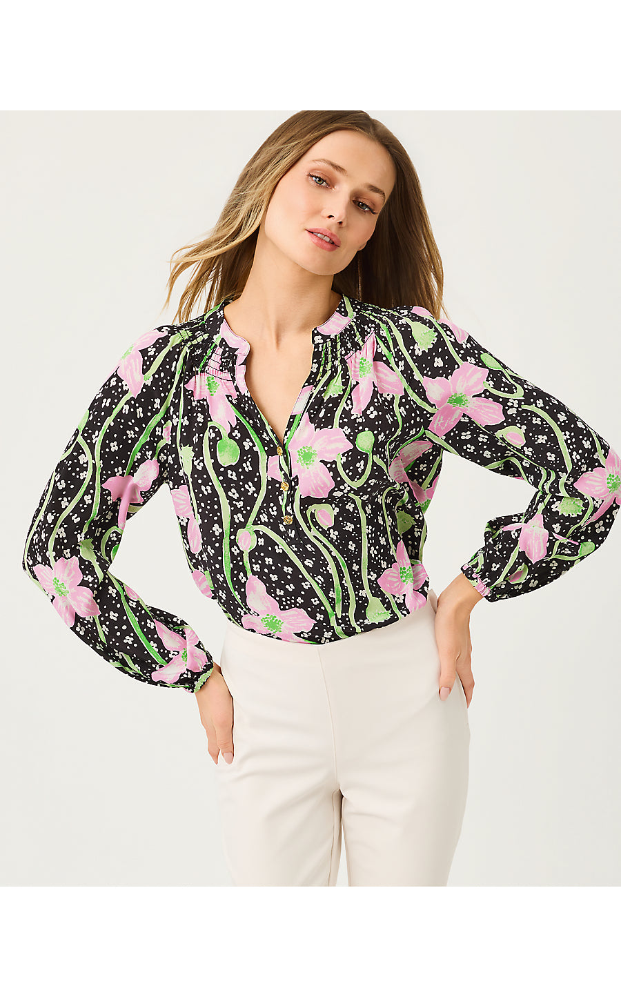 ELSA TOP-ONYX-BLUSHING BLOOMS