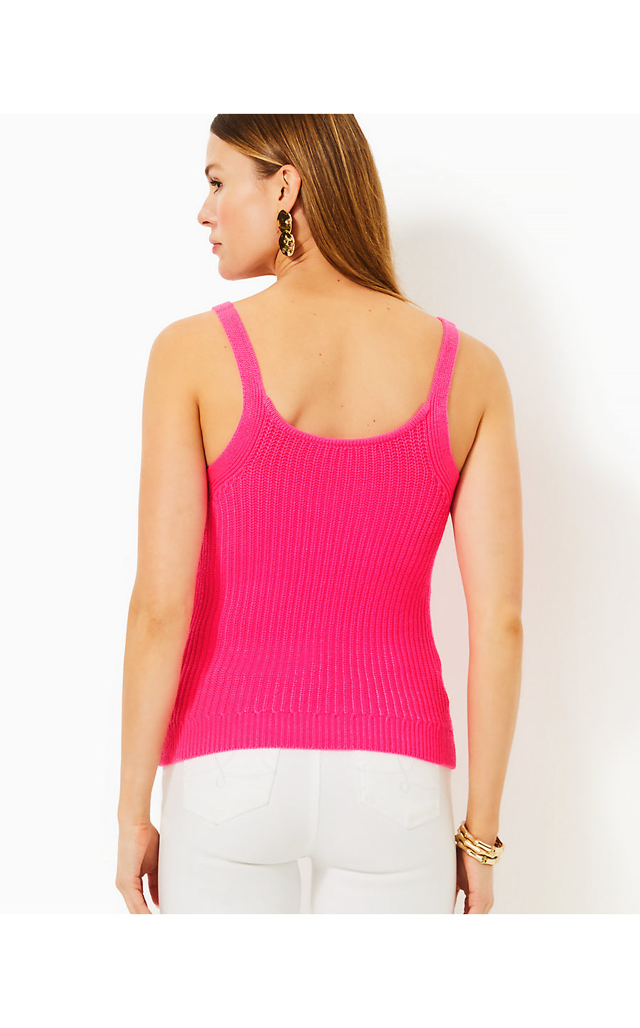 BRISTOW SWEATER TANK - PASSION FRUIT PINK