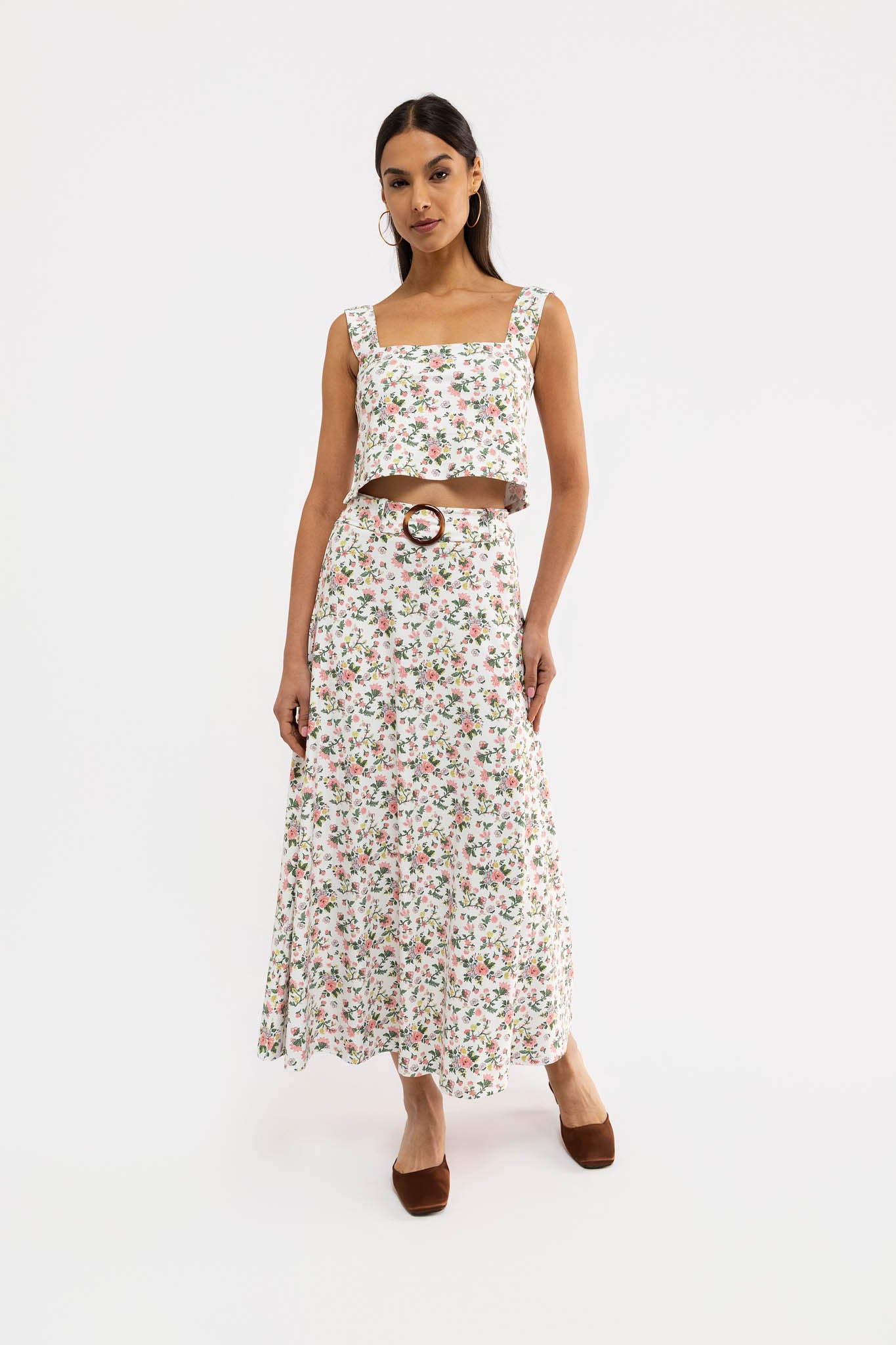 Bennett Skirt - Chantilly Garden
