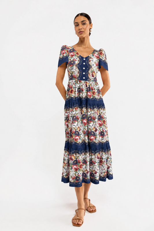 Agatha Dress - Polished Petals