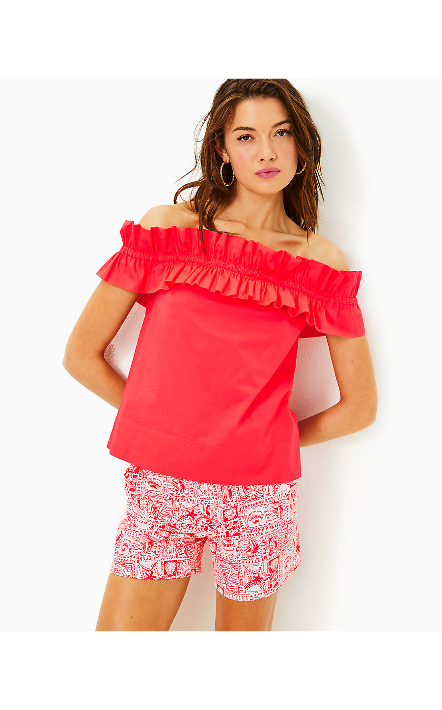 BRENNALEE TOP - MIZNER RED