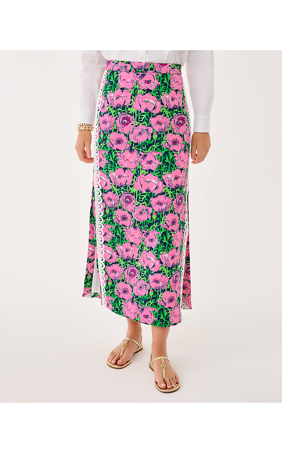 SANDERS MAXI SKIRT - LOW TIDE NAVY - FLORRIE