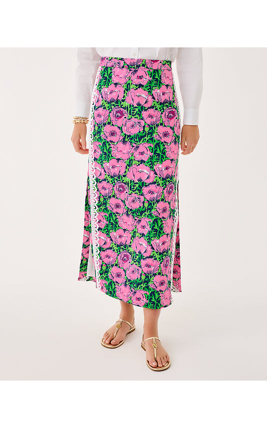 SANDERS MAXI SKIRT - LOW TIDE NAVY - FLORRIE
