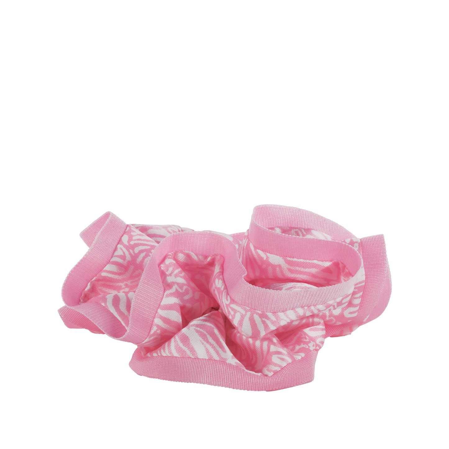 Layered Ruffle Scrunchie -Conch Shell Pink Zee Bebe