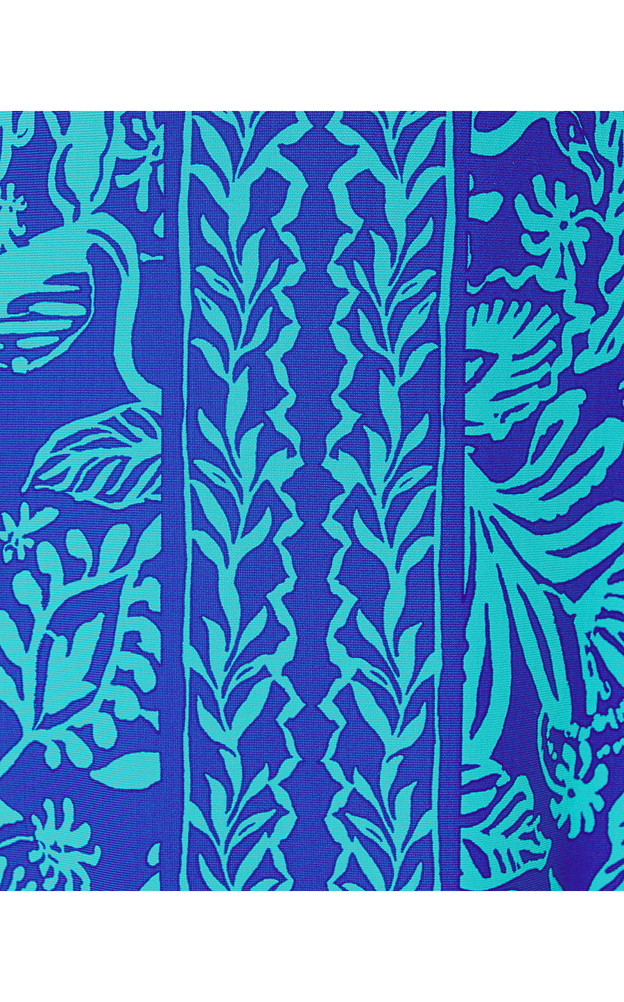 KADEN MAXI DRESS- MARTINIQUE BLUE - JUNGLE OASIS