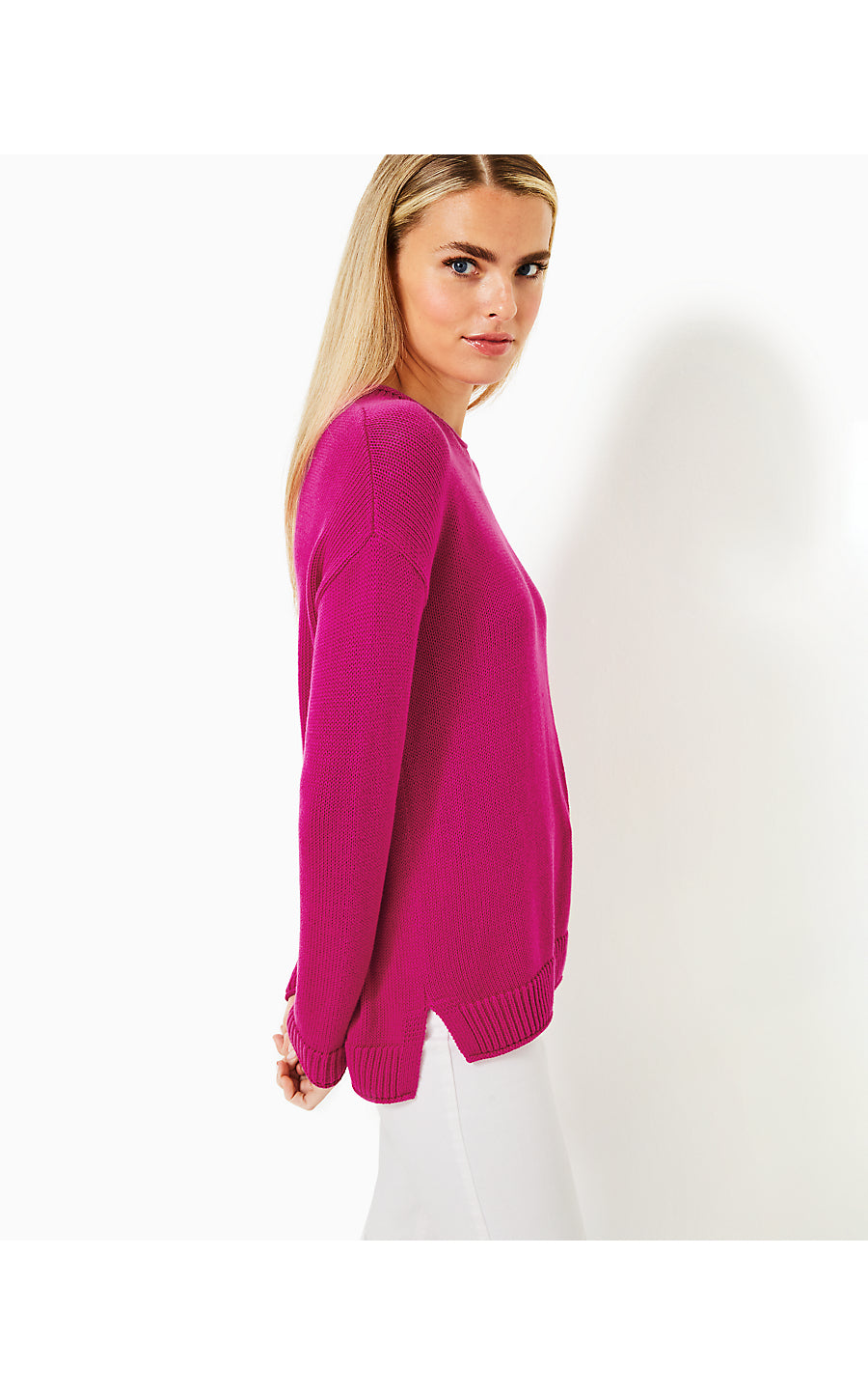 BAYPORT SWEATER - MYSTIQUE PINK