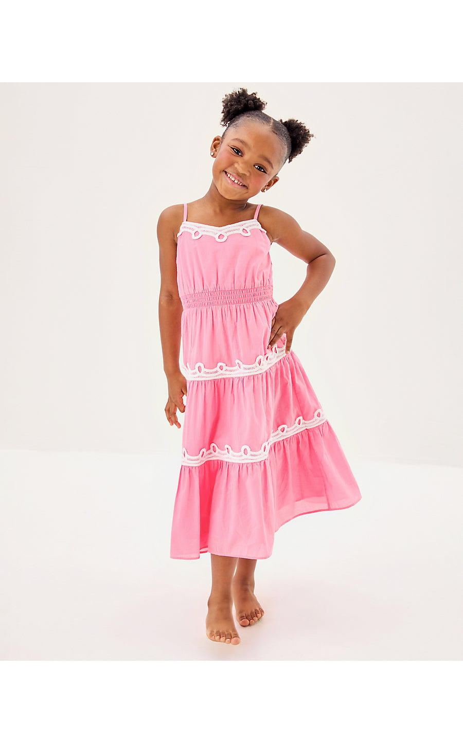 MINI ZANNA MIDI DRESS - CONCH SHELL PINK