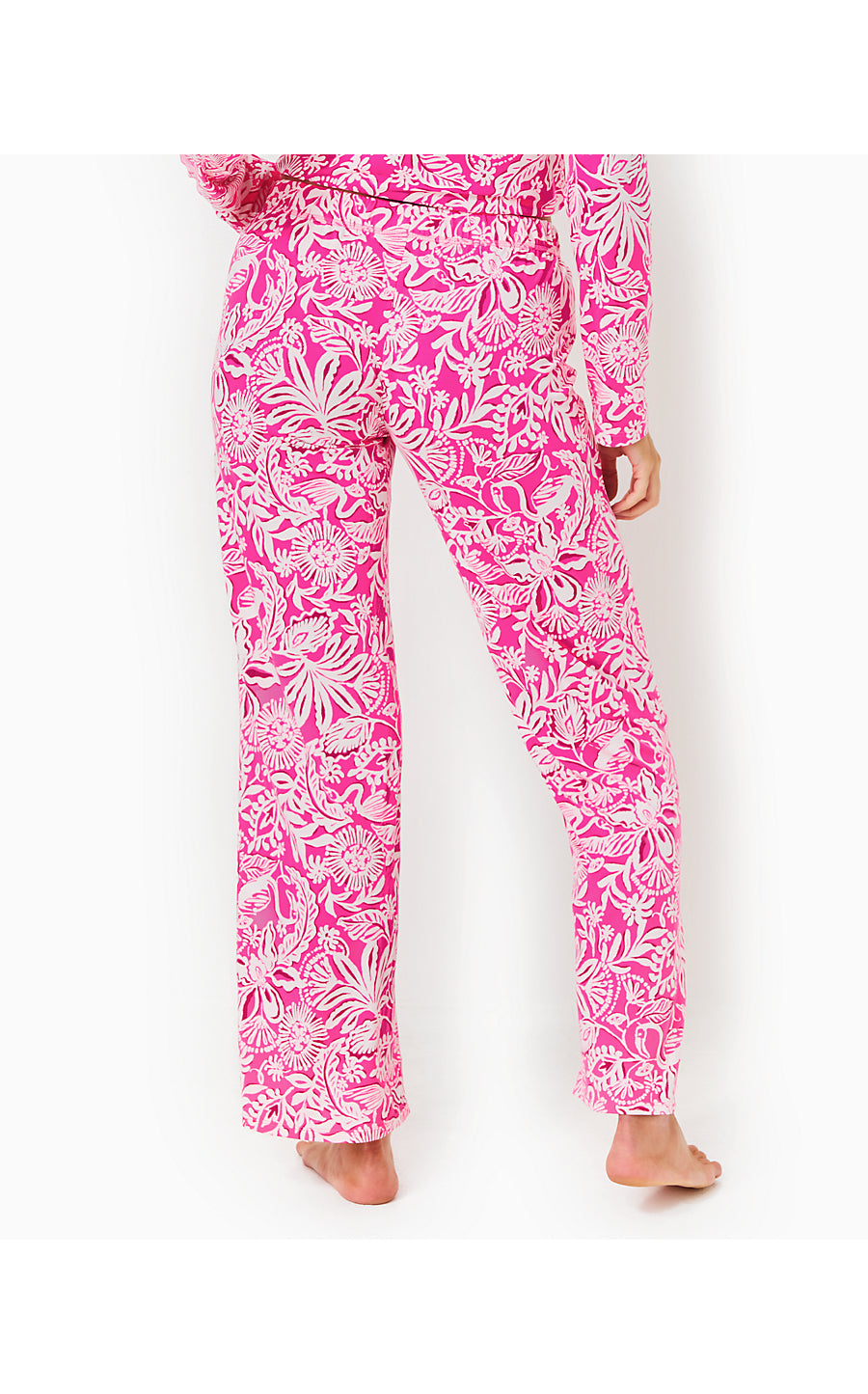 PJ KNIT PANT - PASSION FRUIT PINK - ABSOLUTELY FLAMAZING