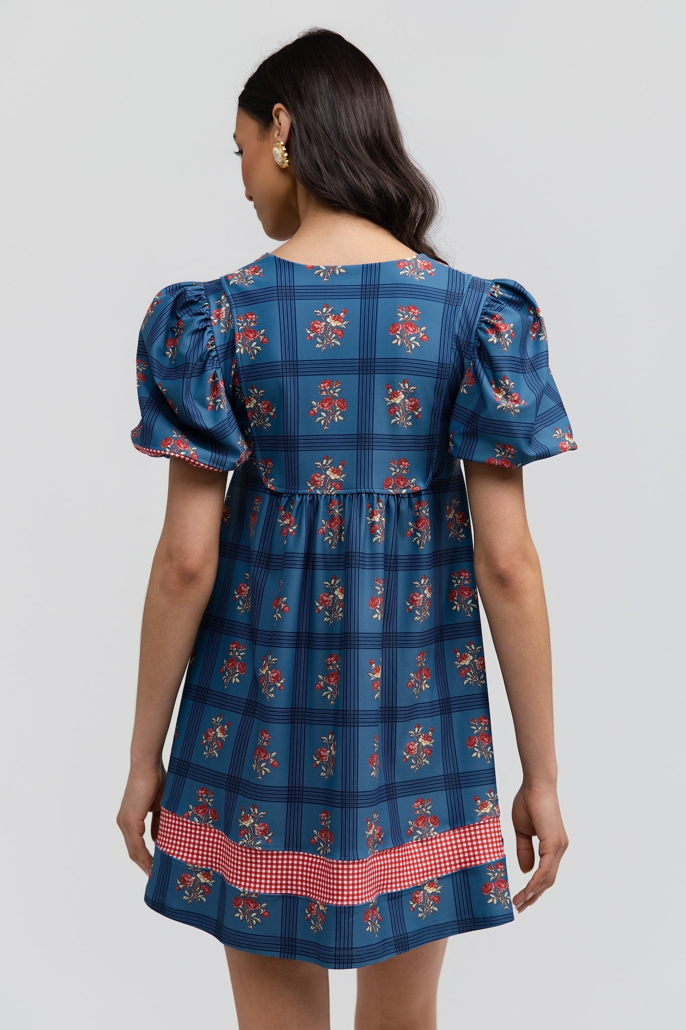 EMME SRESS - CAMELLIA PLAID PRCLN