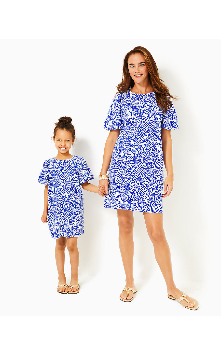 MINI ROSEN DRESS - MARTINIQUE BLUE - ZEE BEBE