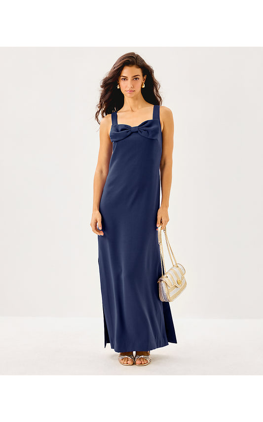BRIA MAXI DRESS - SAPPHIRE POOL