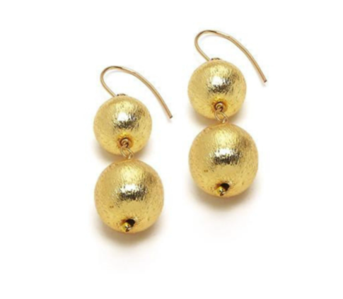 DEE EARRING-DOUBLE GOLD