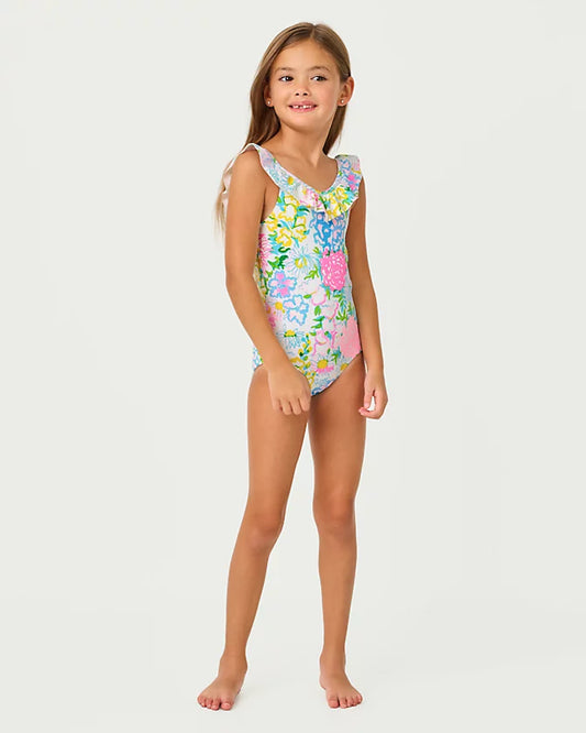 Janah Swimsuit UPF 50+- Multi Lilly Garden