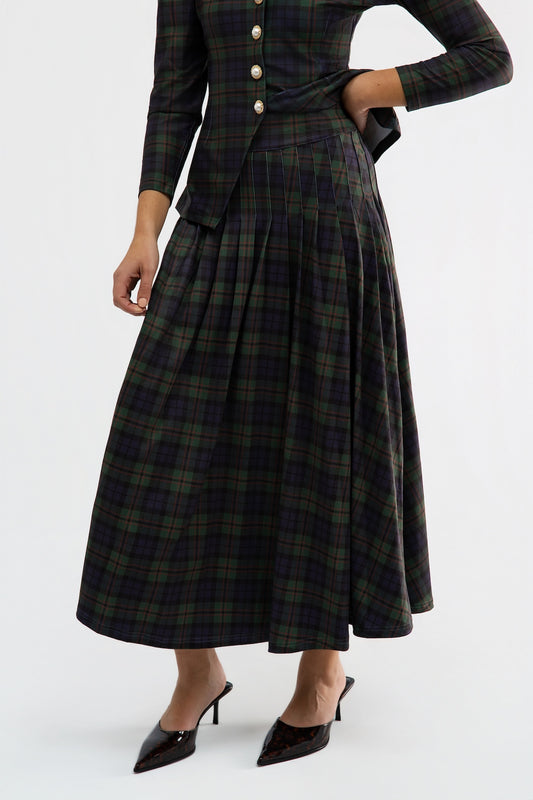 Lennox Skirt - Glade Plaid