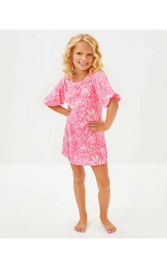 MINI MERCER DRESS - ROUSSEAU PINK - TULIP TO TANGO