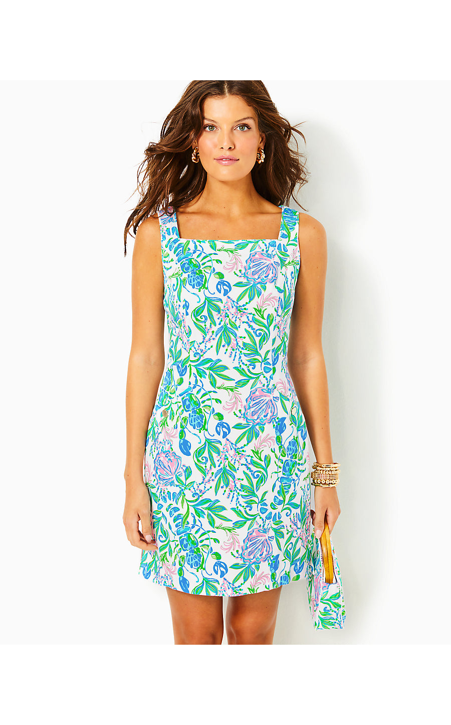 THE LILLY SHIFT - RESORT WHITE - JUST A PINCH