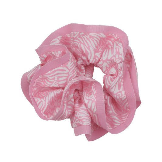 Layered Ruffle Scrunchie -Conch Shell Pink Zee Bebe