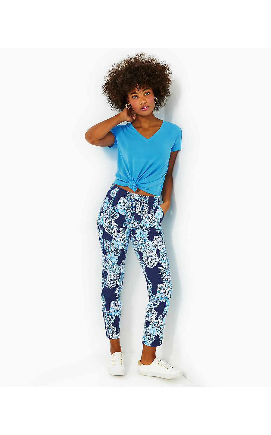 EMORA KNIT PANT - BOUQUET ALL DAY