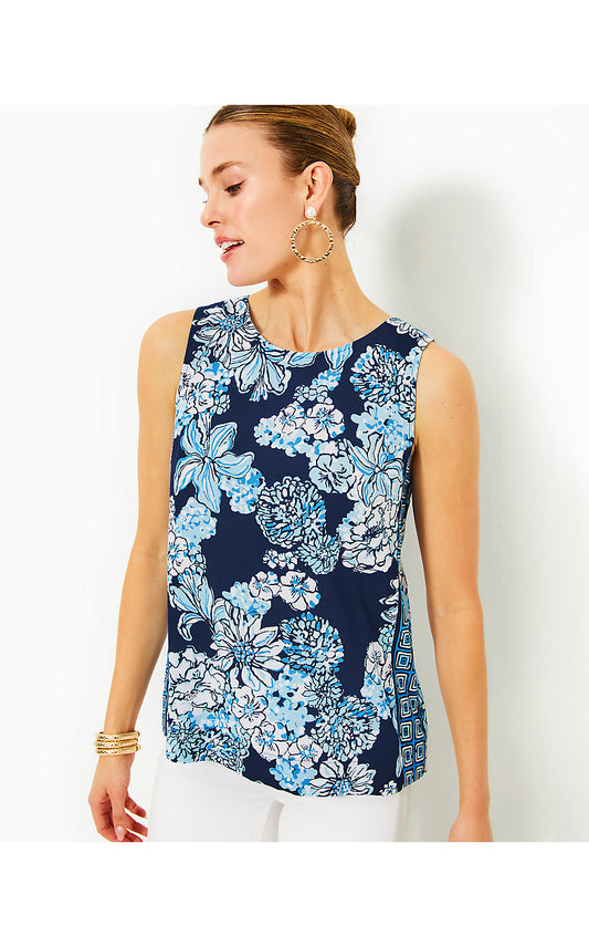 IONA SLEEVELESS TOP - BOUQUET ALL DAY