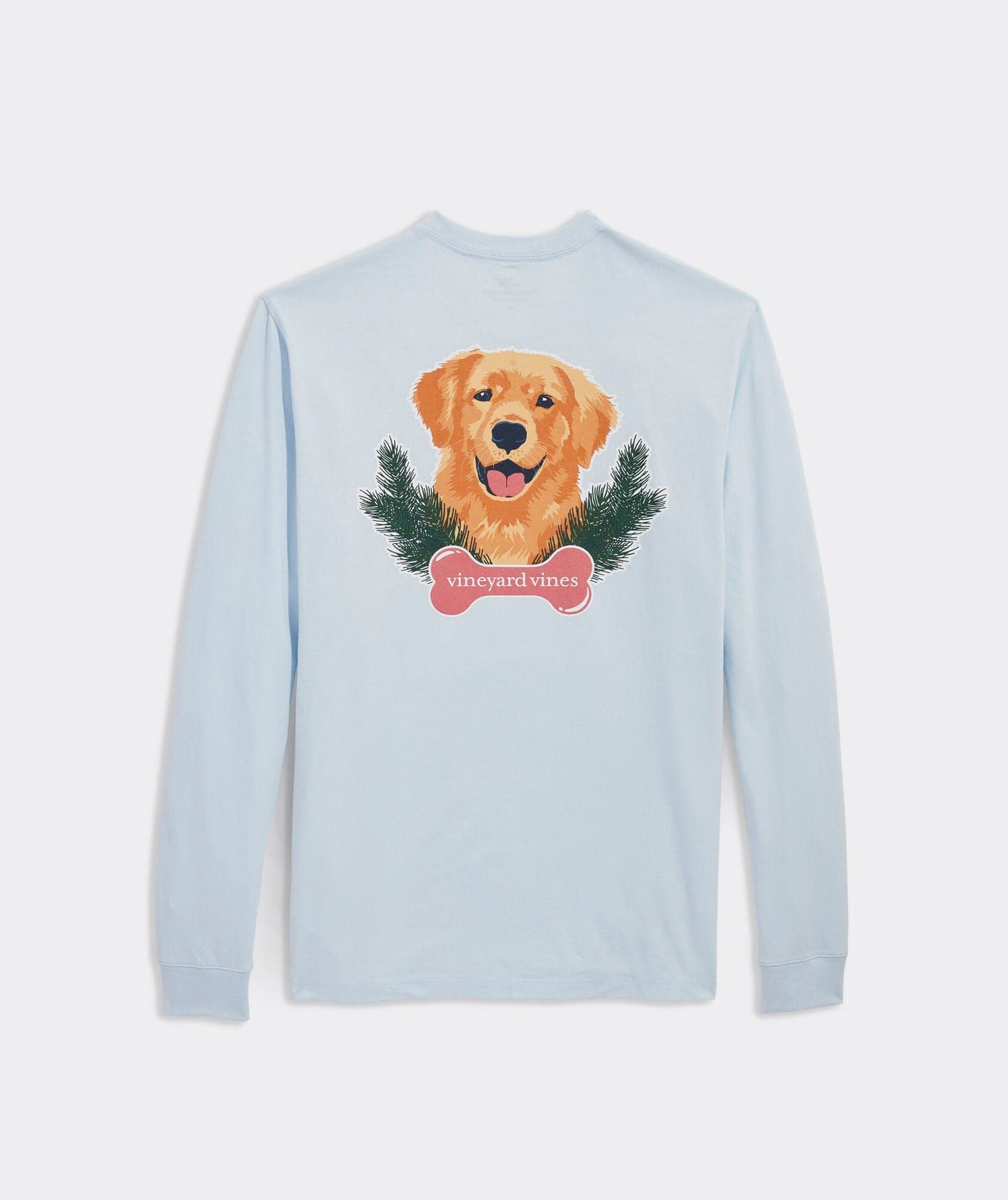 Puppy Christmas Tee - Ice Water