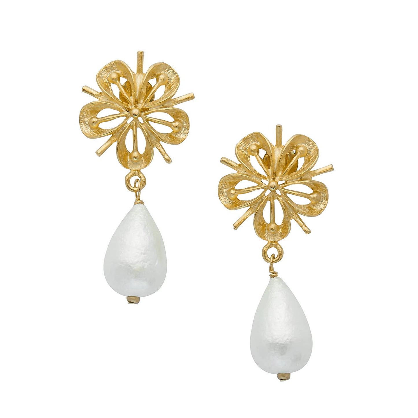 Amelia Pearl Drop Earrings