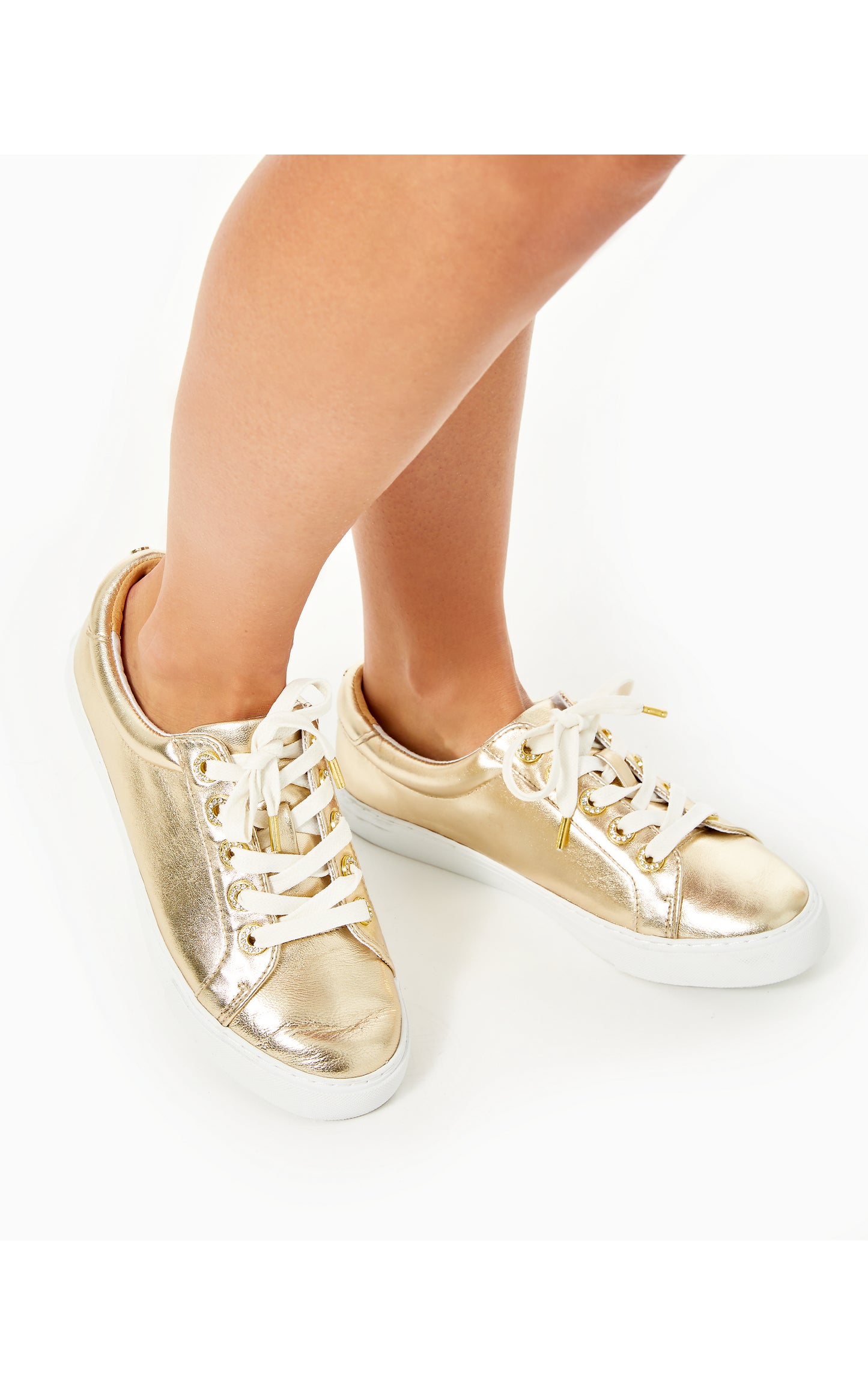 LUX HALLIE SNEAKER - GOLD