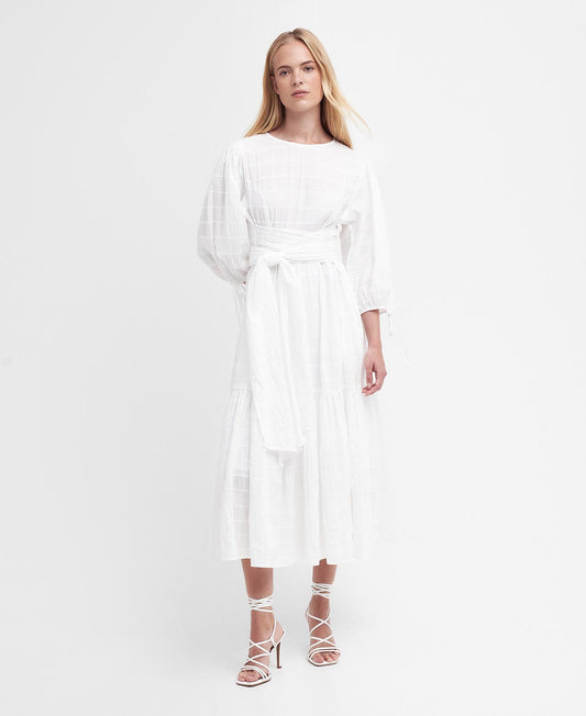 Kelburn Midi Dress - Classic White