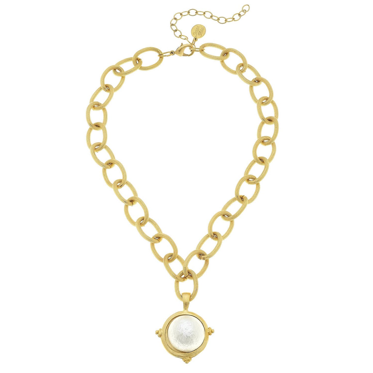 Pearl Cab Chain Necklace