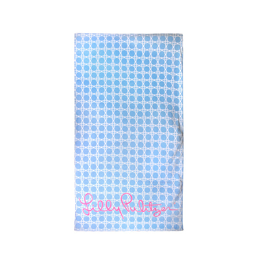 BEACH TOWEL - BLUE CANING