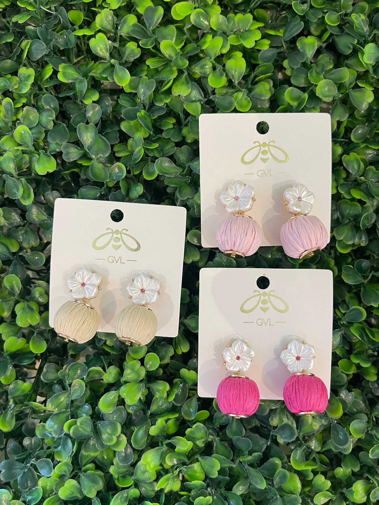 FLOWER DROP EARRINGS