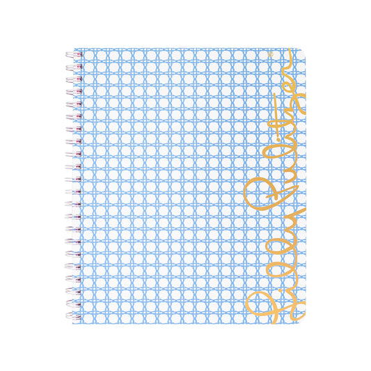 LARGE NOTEBOOK- GOLD CANING