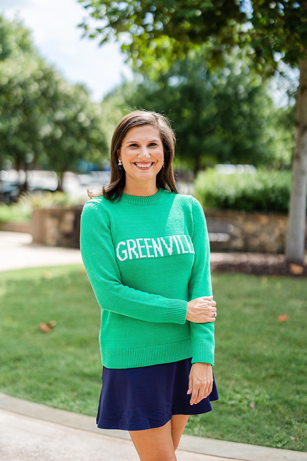 Greenville Sweater - Kelly Green