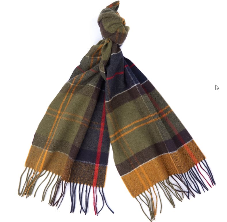 Inverness Tartan Lambswool Scarf  - Classic Tartan