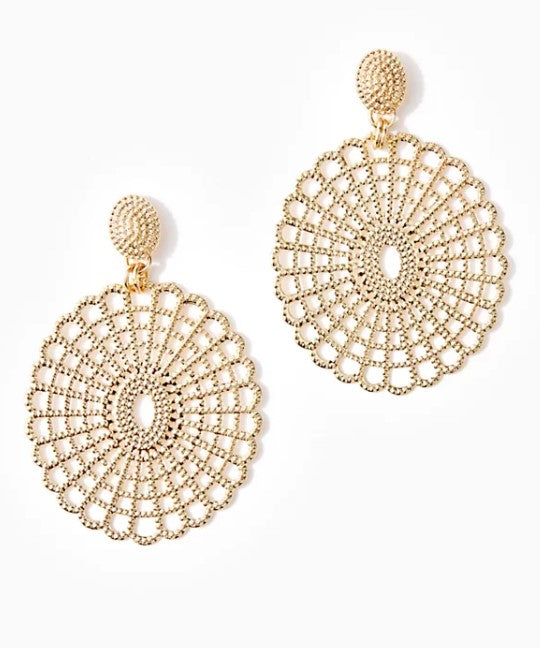 LILLY LACE STATEMENT EARRINGS