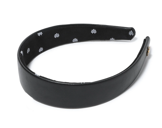 JET FAUX LEATHER BESSETTE HEADBAND