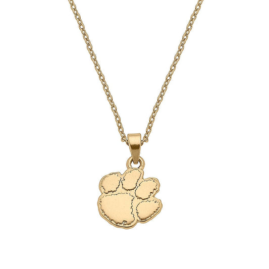Clemson Pendant Necklace - Gold