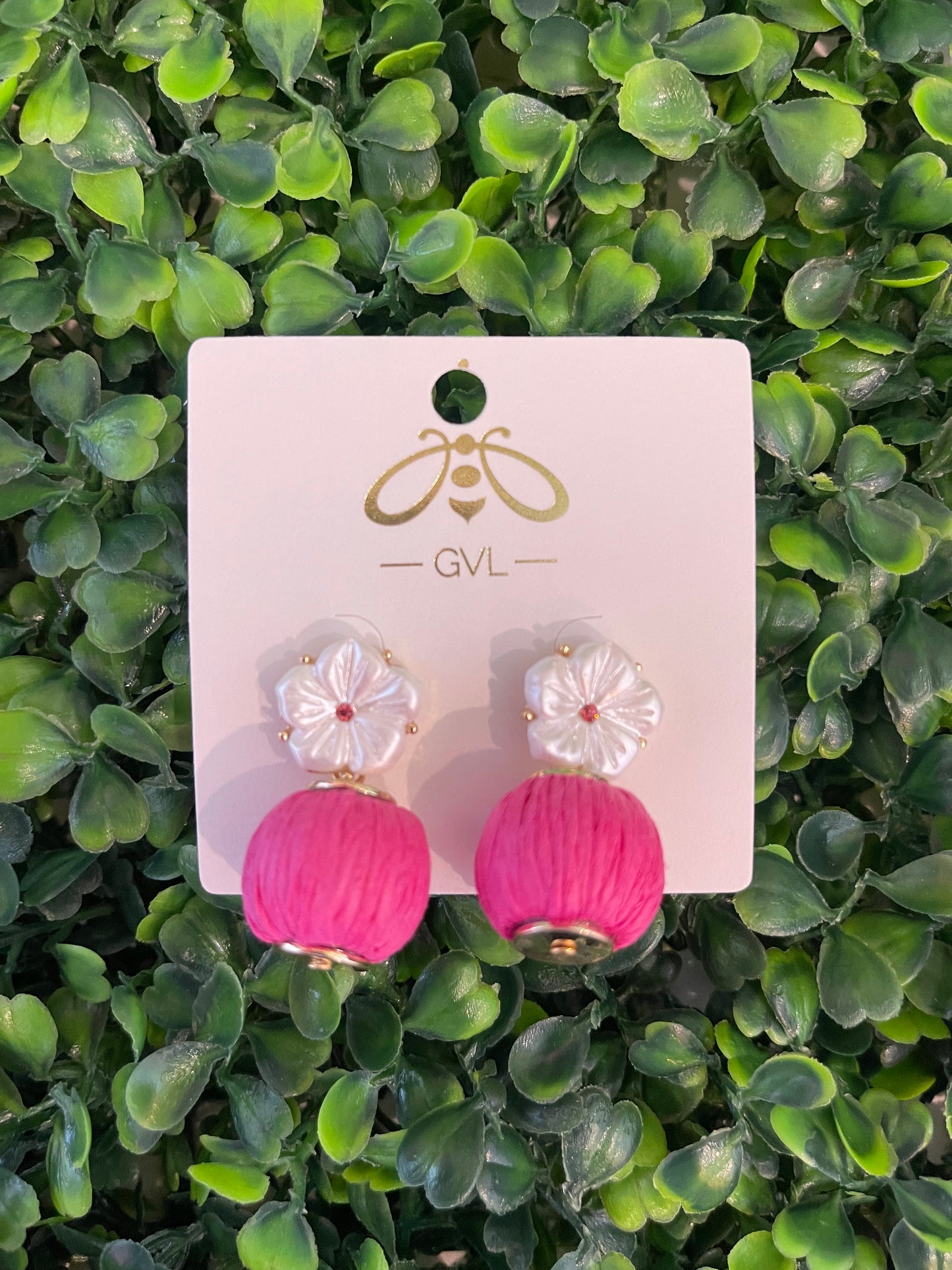 FLOWER DROP EARRINGS