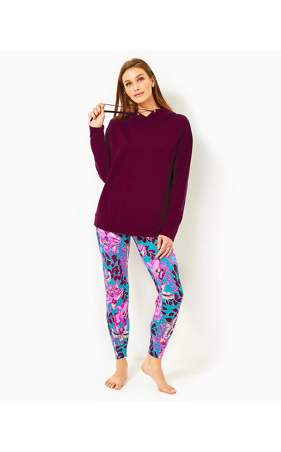 ISLAND MID RISE JOGGER - ORCHID YOU NOT
