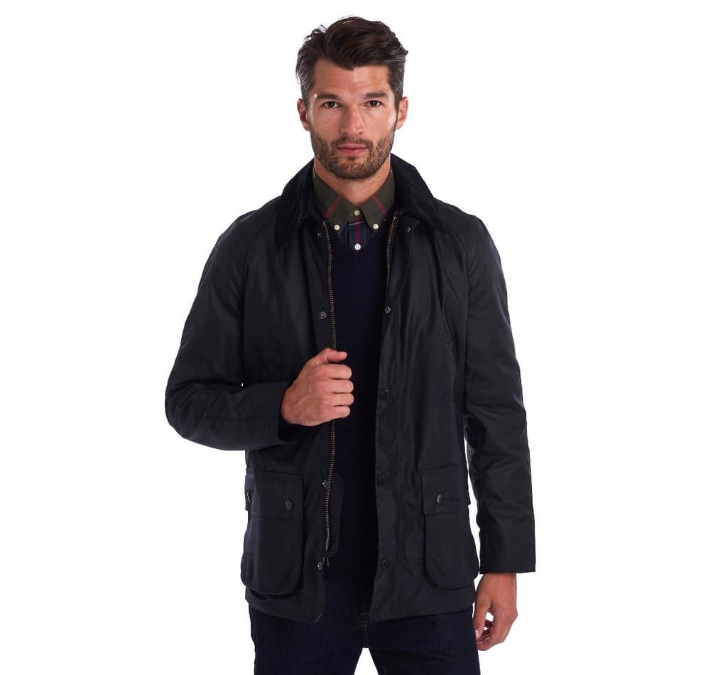 Ashby Wax Jacket  Navy