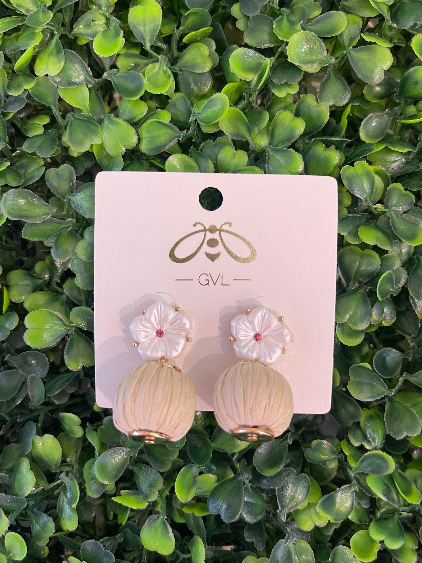 FLOWER DROP EARRINGS