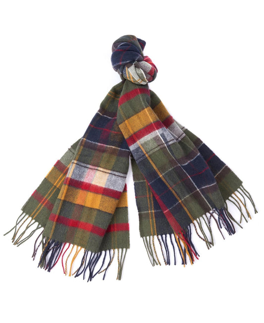 BARBOUR MIXED TARTAN SCARF - CLASSIC TARTAN