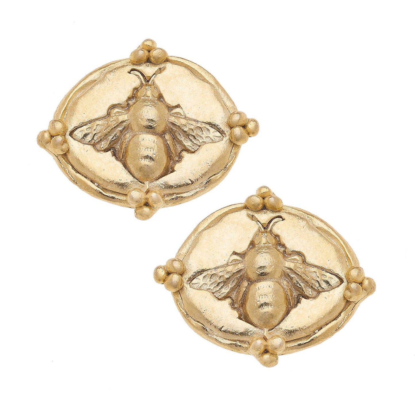 Accent Bee Studs - Gold